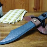 BattleBarBladed SwashBubbler BattleOpener with ScimitarSheath, in Belt Hanger