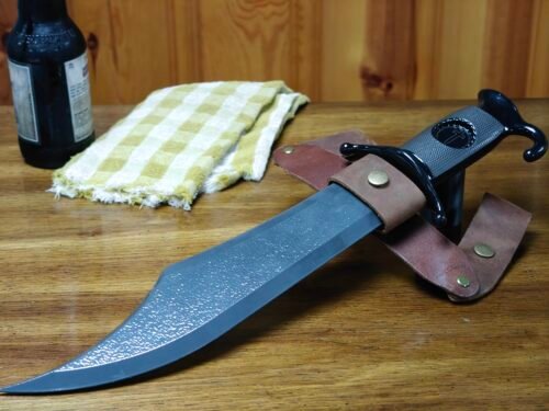 BattleBarBladed SwashBubbler BattleOpener with ScimitarSheath, in Belt Hanger